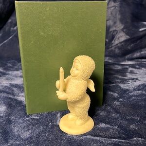 D56 Just One Little Candle Snowbabies Figurine